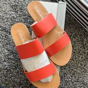 Sandals - orange NWT size 8.5